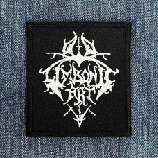 Limbonic Art White Logo Embroidered Patch