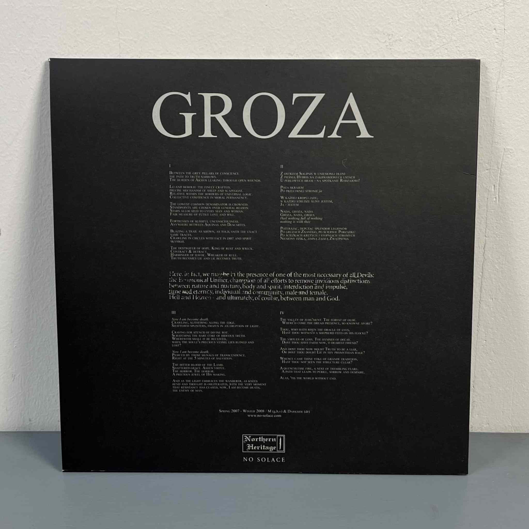 Mgla - Groza (Black Vinyl)