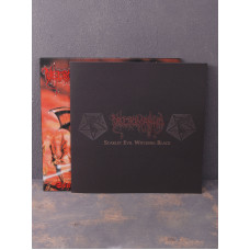 Necromantia - Scarlet Evil Witching Black LP (Bloodred / Gold Swirl Vinyl)