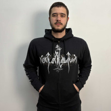 Nokturnal Mortum - New Logo (FOTL) Black Zip Hoodie