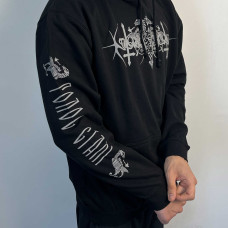 Nokturnal Mortum - Голос Сталі / The Voice Of Steel Album Cover 2015 (AWDis) Black Hooded Sweat