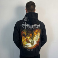 Nokturnal Mortum - Голос Сталі / The Voice Of Steel Album Cover 2015 (FOTL) Black Hooded Sweat Jacket