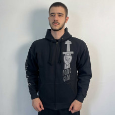 Nokturnal Mortum - Голос Сталі / The Voice Of Steel Album Cover 2015 (FOTL) Black Hooded Sweat Jacket