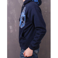 Nokturnal Mortum - Lunar Poetry 2019 Hooded Sweat Jacket Dark Blue