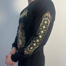 Nokturnal Mortum - Оберіг (Oberih) (Gildan) Black Long Sleeve