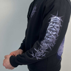 Nokturnal Mortum - До лунарної поезії (To Lunar Poetry) Album Cover (FOTL) Black Hooded Sweat Jacket