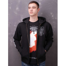 Nokturnal Mortum - To The Gates Of Blasphemous Fire Hooded Sweat Jacket