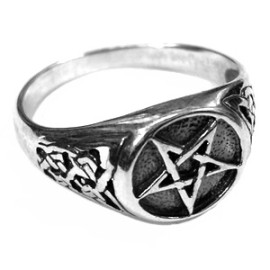 Pentagram Signet Ring