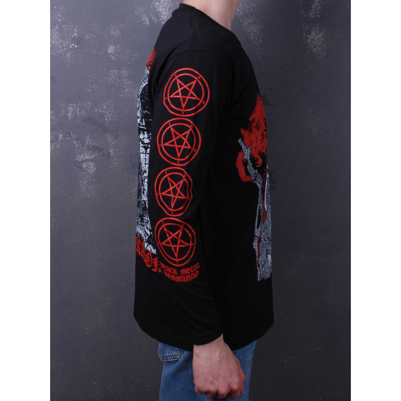 Satanic Warmaster - Black Metal Kommando 2020 (Gildan) Long Sleeve Black