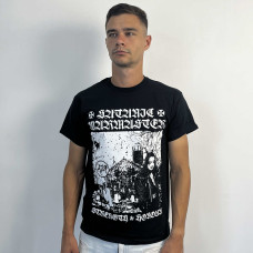 Satanic Warmaster - Strength & Honour (Gildan) (Osmose) Black T-Shirt Satanic Warmaster - Strength & Honour (Gildan) (Osmose) Black T-Shirt