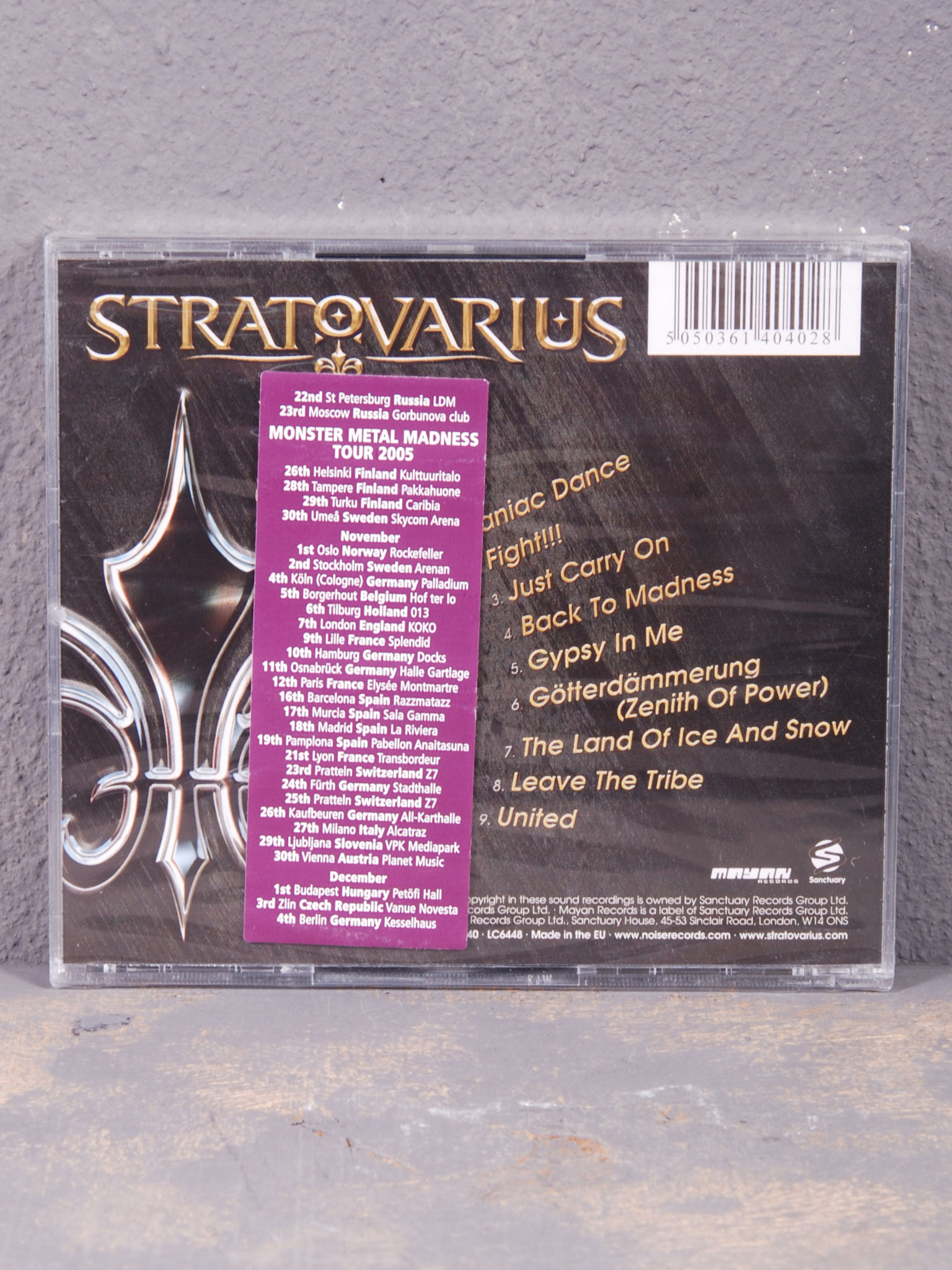 CD STRATOVARIUS, Hobbies & Toys, Music & Media, CDs & DVDs on Carousell
