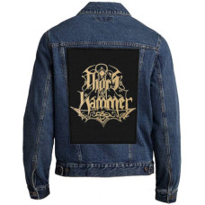 Thor's Hammer Logo Brown Back Patch