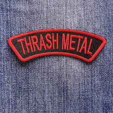 Thrash Metal Red (Arc) Patch