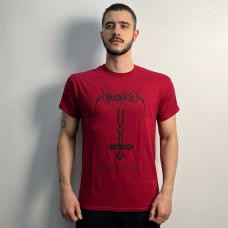 Unanimated - Ancient God Of Evil (Gildan) Dark Red T-Shirt