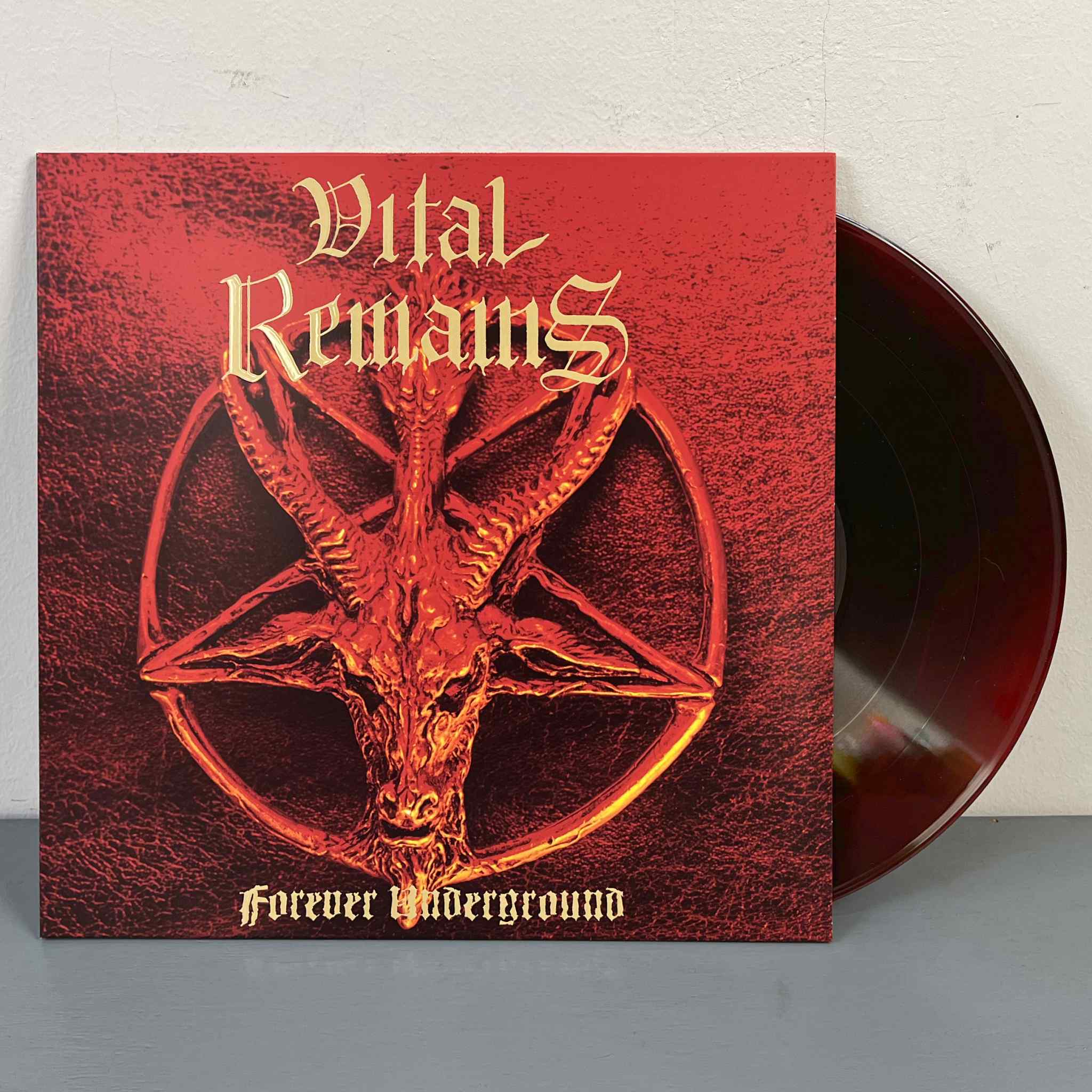 Vital Remains - Forever Underground LP (Red With Black Galaxy Vinyl ...