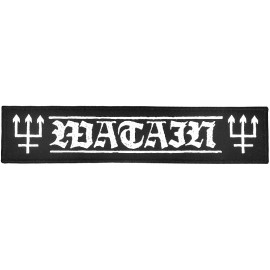 Watain White Logo Patch