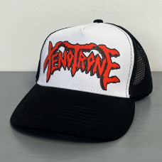 Xenotrone Red Logo White-Black Trucker Cap