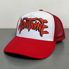 Xenotrone Red Logo White-Red Trucker Cap