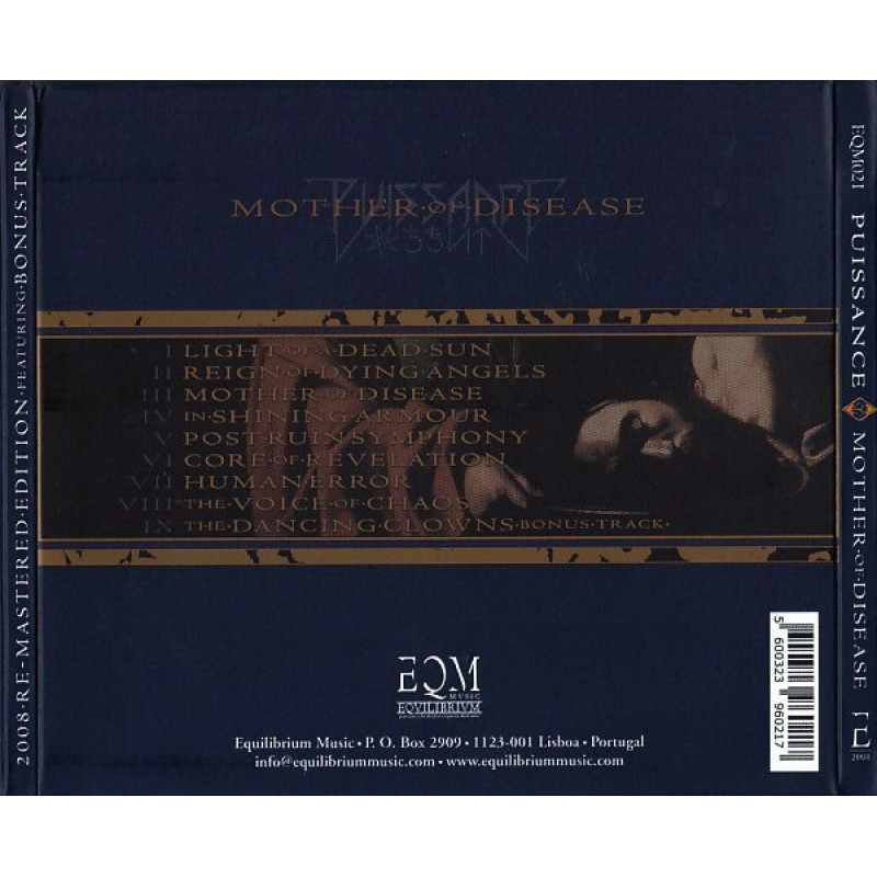 Puissance - Mother Of Disease CD Digi