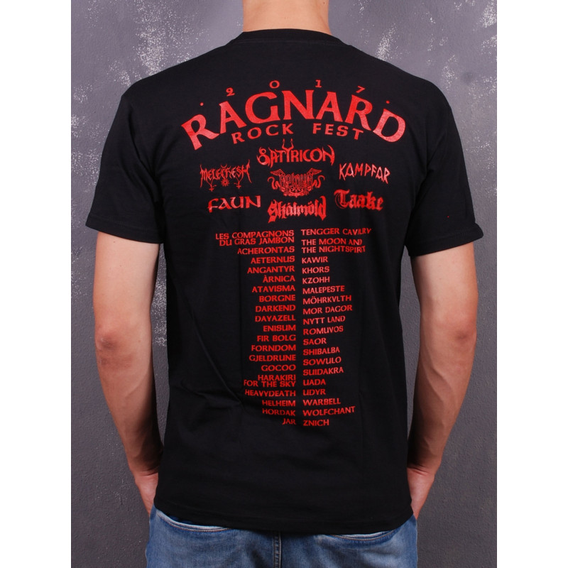 Ragnard Rock Fest - Children Of Yggdrasil Black T-Shirt