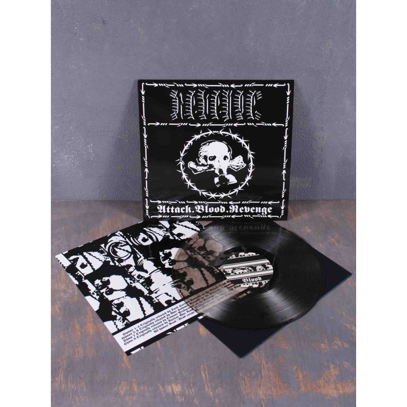 Revenge - Attack.Blood.Revenge LP (Crystal Clear & Black Marbled Vinyl)