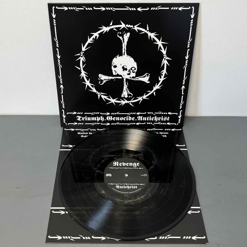 Revenge - Triumph.Genocide.Antichrist LP (Milky Clear / Black Galaxy Vinyl)