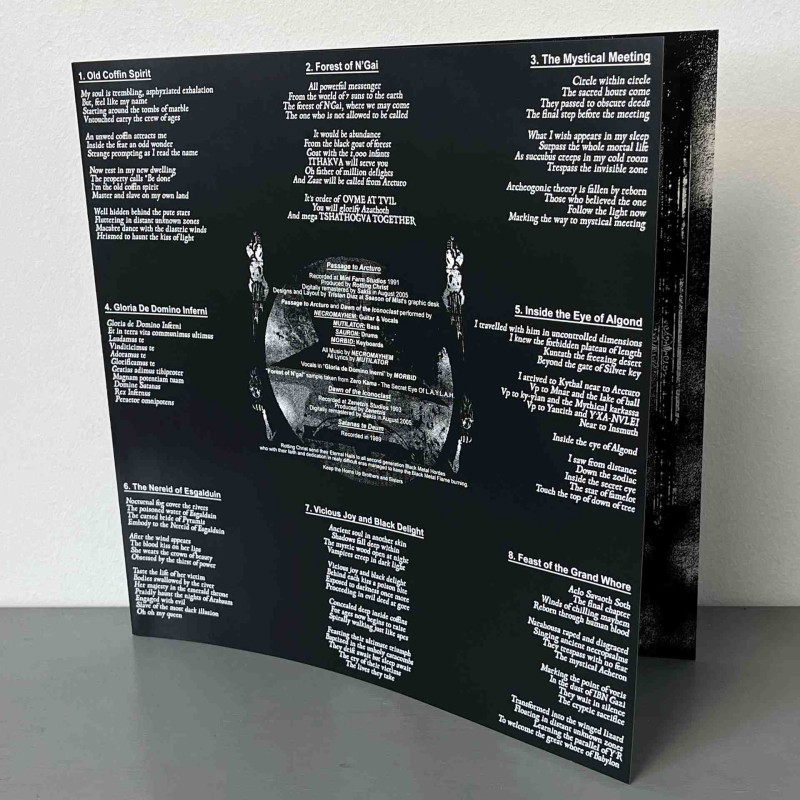 Rotting Christ - Passage To Arcturo LP (Silver & Black Marbled Vinyl)