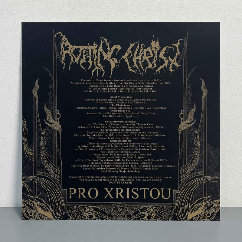 Rotting Christ - Pro Xristou LP (Gatefold Black Vinyl)