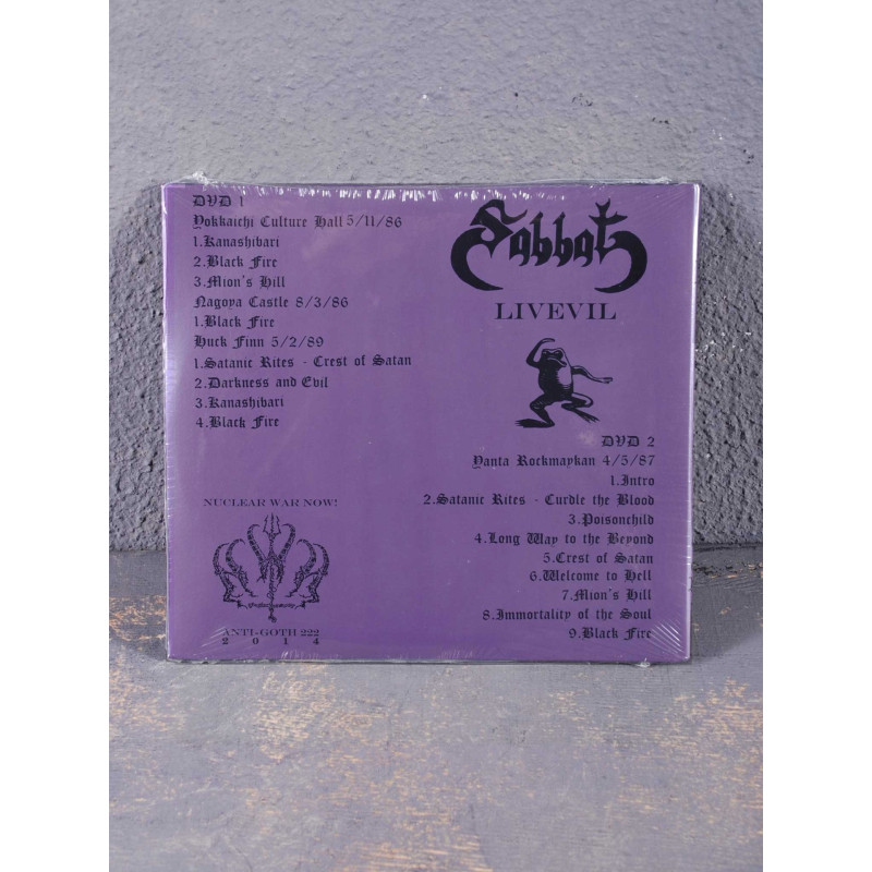 Sabbat - LivEvil 2DVD Digi