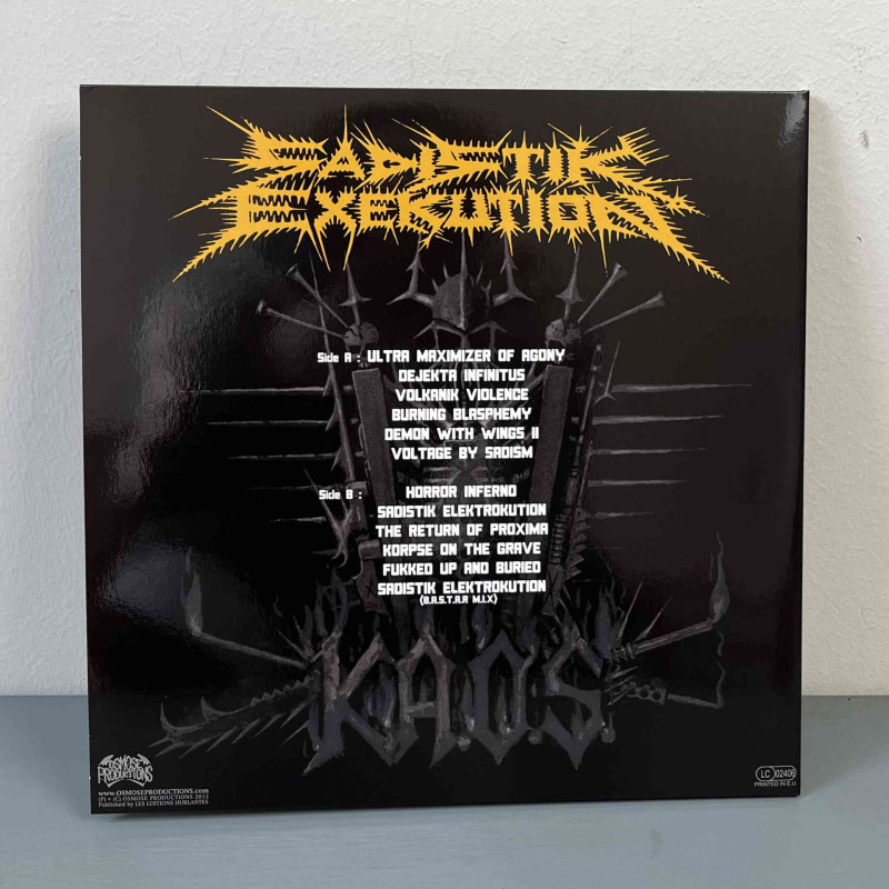 Sadistik Exekution - K.A.O.S. LP (Gatefold Orange Crush With Black Marble Vinyl)