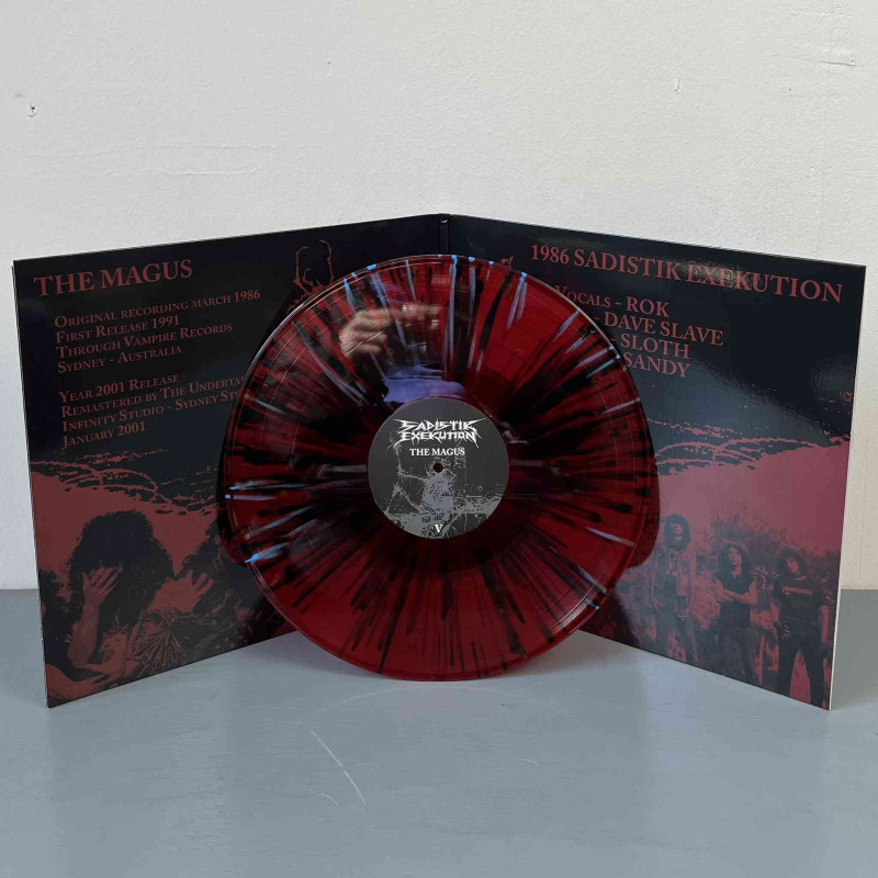 Sadistik Exekution - The Magus LP (Gatefold Red With Black And Blue Splatter Vinyl)