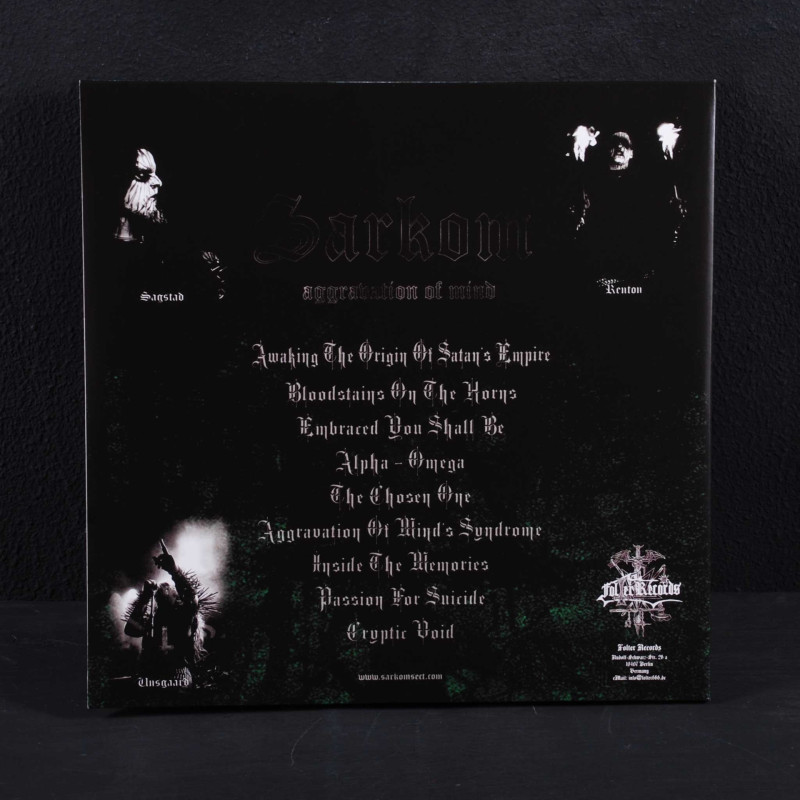 Sarkom - Aggravation Of Mind 2LP (Gatefold Black Vinyl)