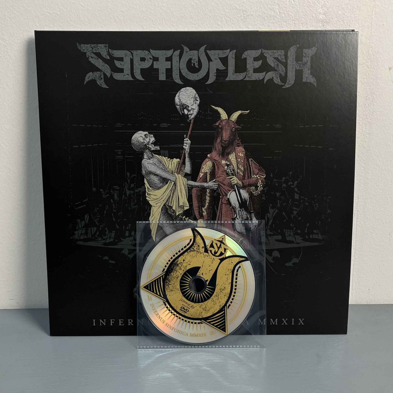 Septic Flesh - Infernus Sinfonica MMXIX 3LP + DVD (Trigatefold Crytal Clear Vinyl)