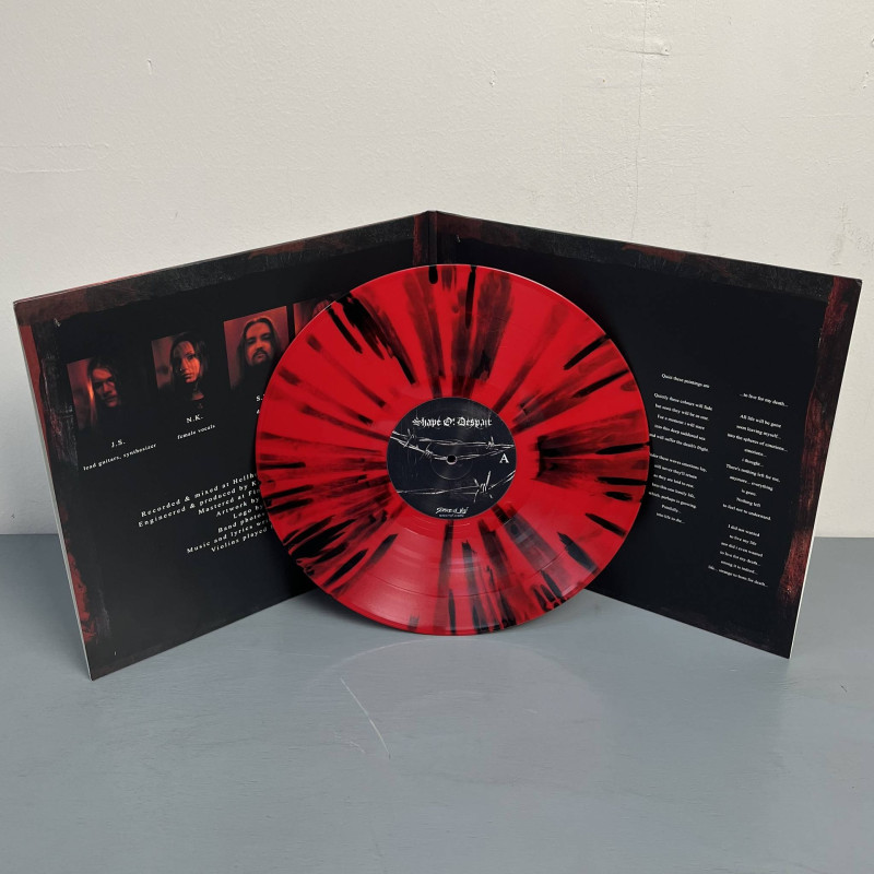 Shape Of Despair - Angels Of Distress 2LP (Gatefold Red With Black Splater Vinyl)