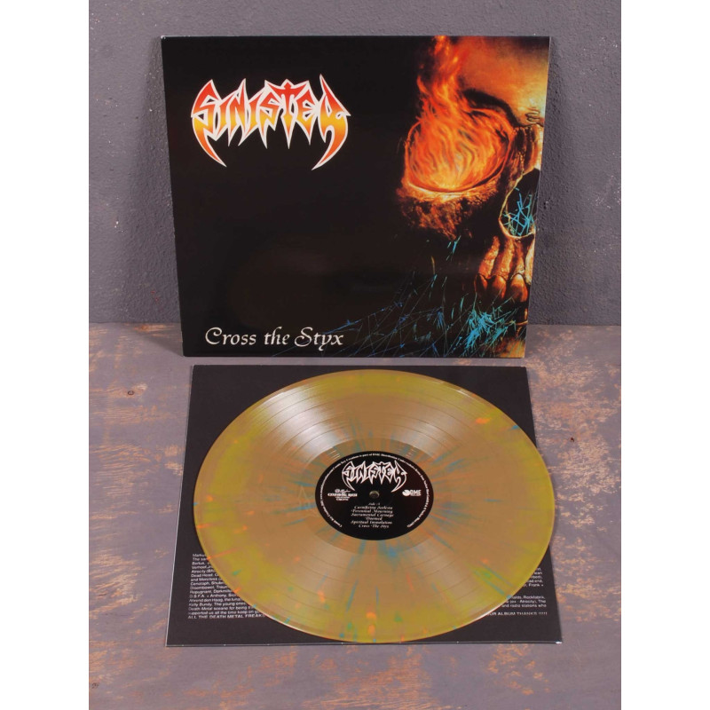 Sinister - Cross The Styx LP (Beer / Gold Vinyl)