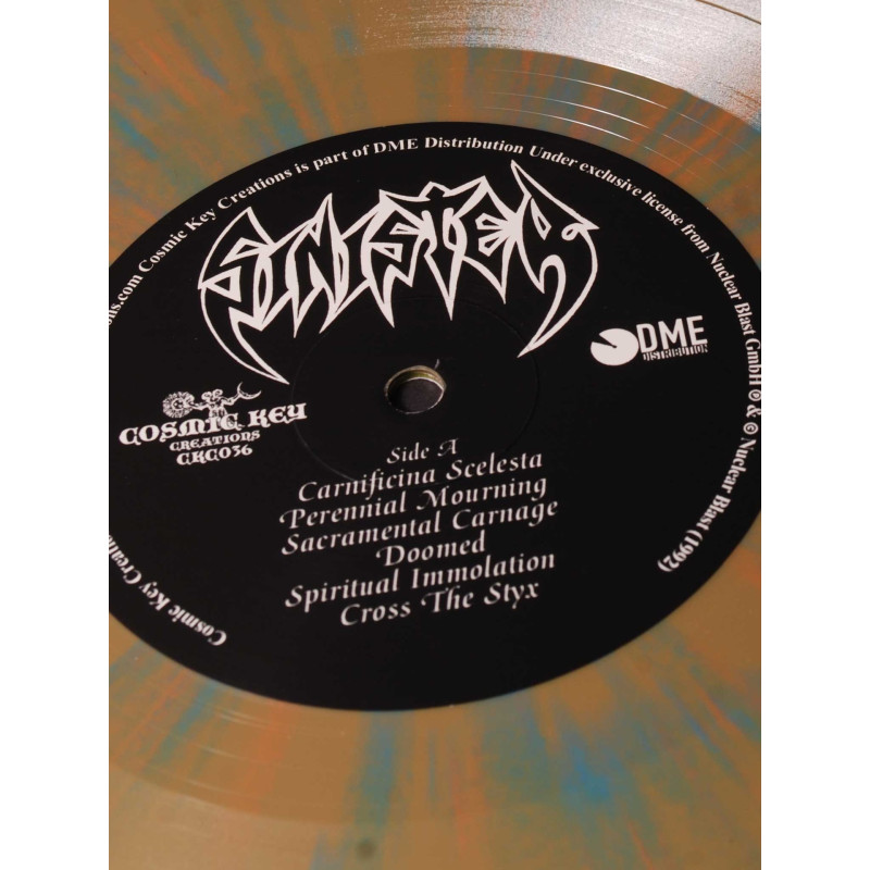 Sinister - Cross The Styx LP (Beer / Gold Vinyl)