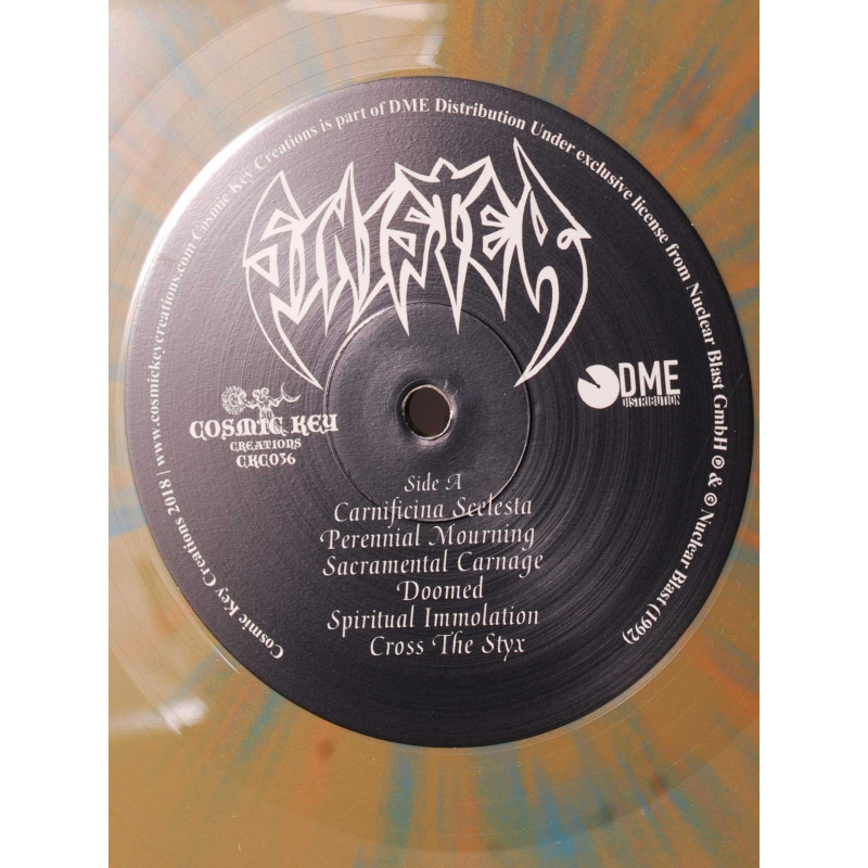 Sinister - Cross The Styx LP (Beer / Gold Vinyl)