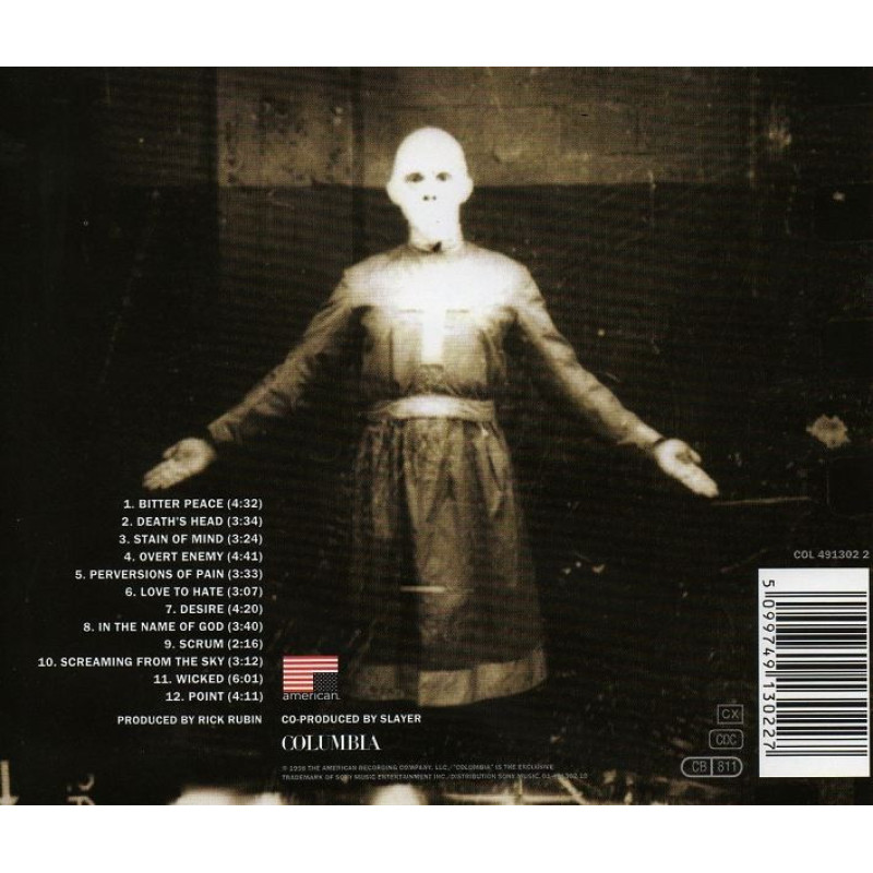 Slayer - Diabolus In Musica CD