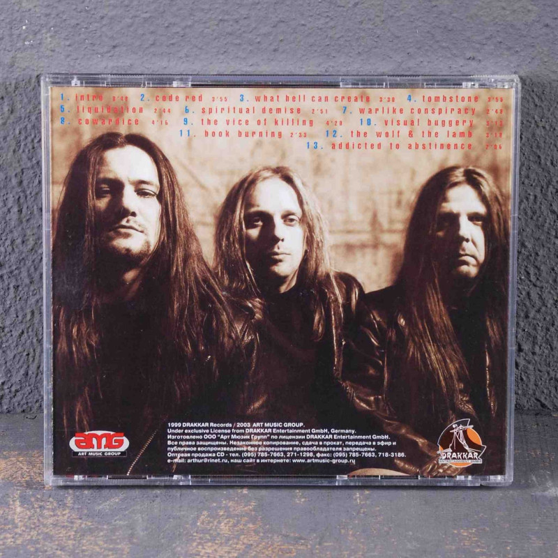 Sodom - Code Red CD (Art Music Group)