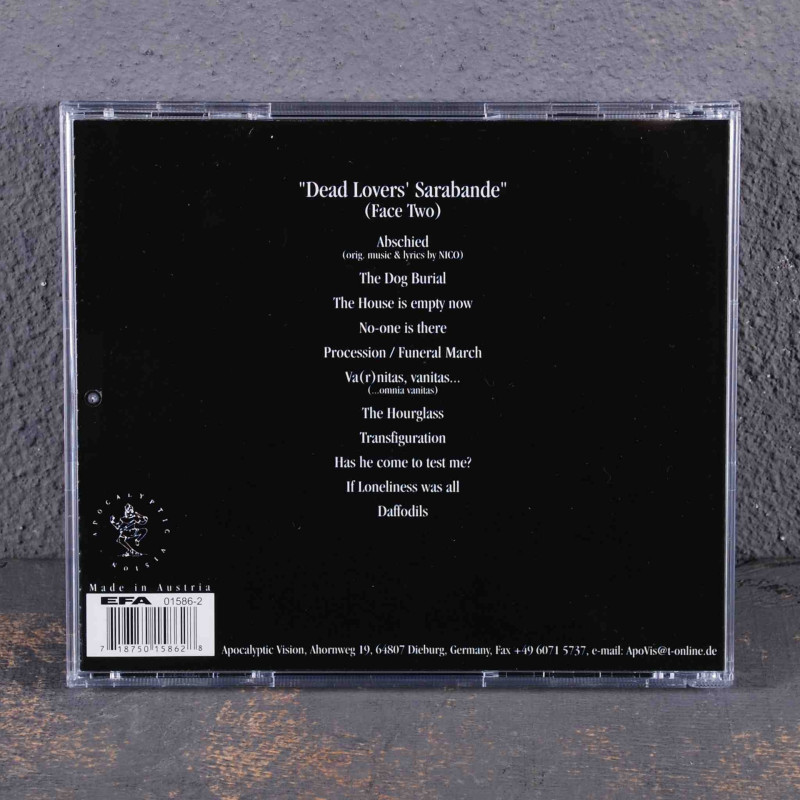 Sopor Aeternus & The Ensemble Of Shadows - Dead Lovers' Sarabande (Face Two) CD