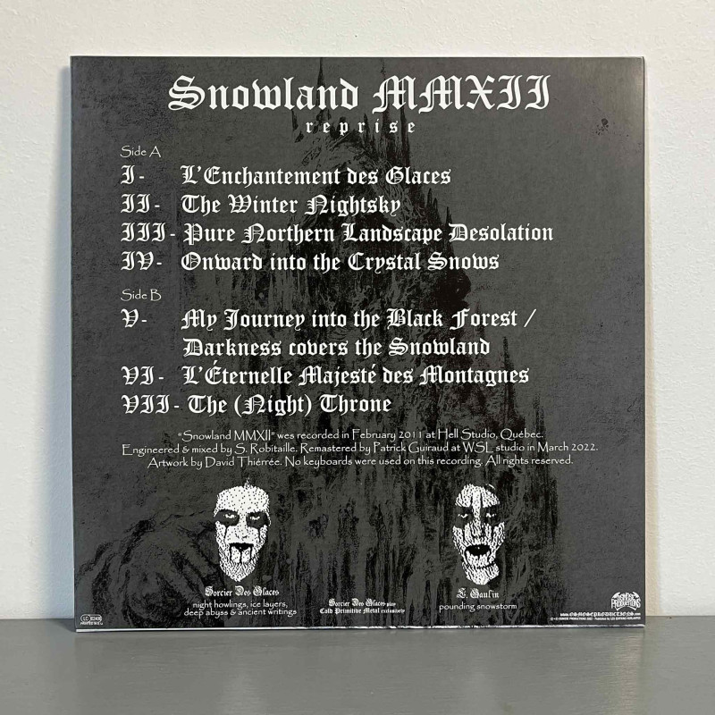 Sorcier Des Glaces - Snowland MMXII LP (Black Vinyl)