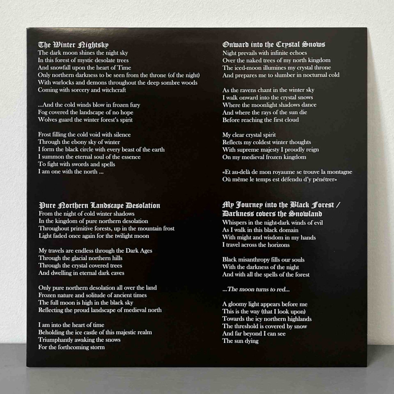 Sorcier Des Glaces - Snowland MMXII LP (Black Vinyl)