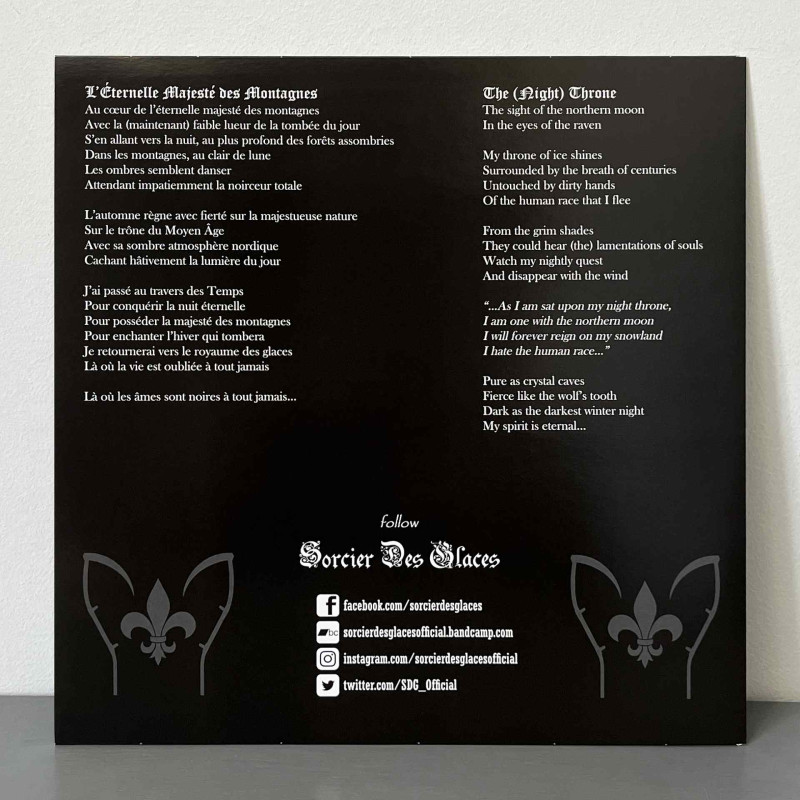 Sorcier Des Glaces - Snowland MMXII LP (White With Black Marbled Vinyl)