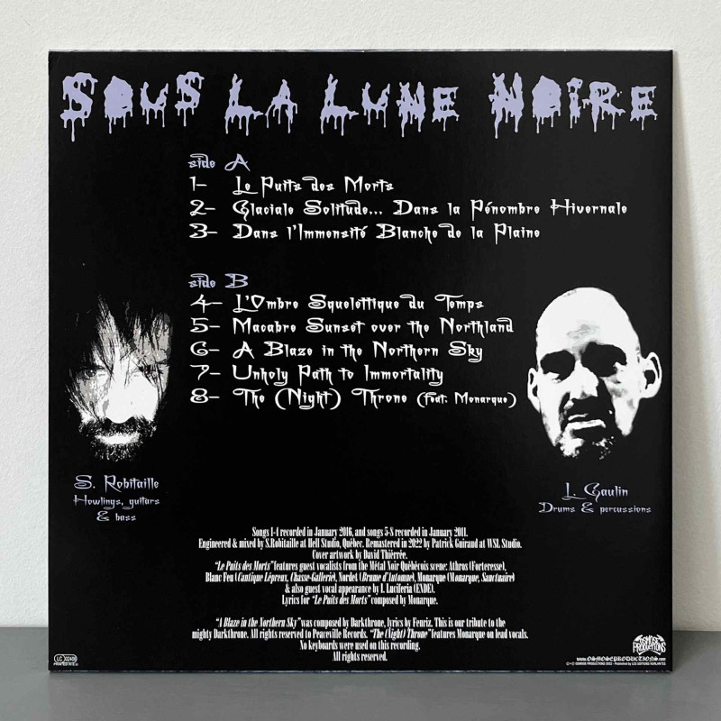 Sorcier Des Glaces - Sous La Lune Noire LP (Black Vinyl)