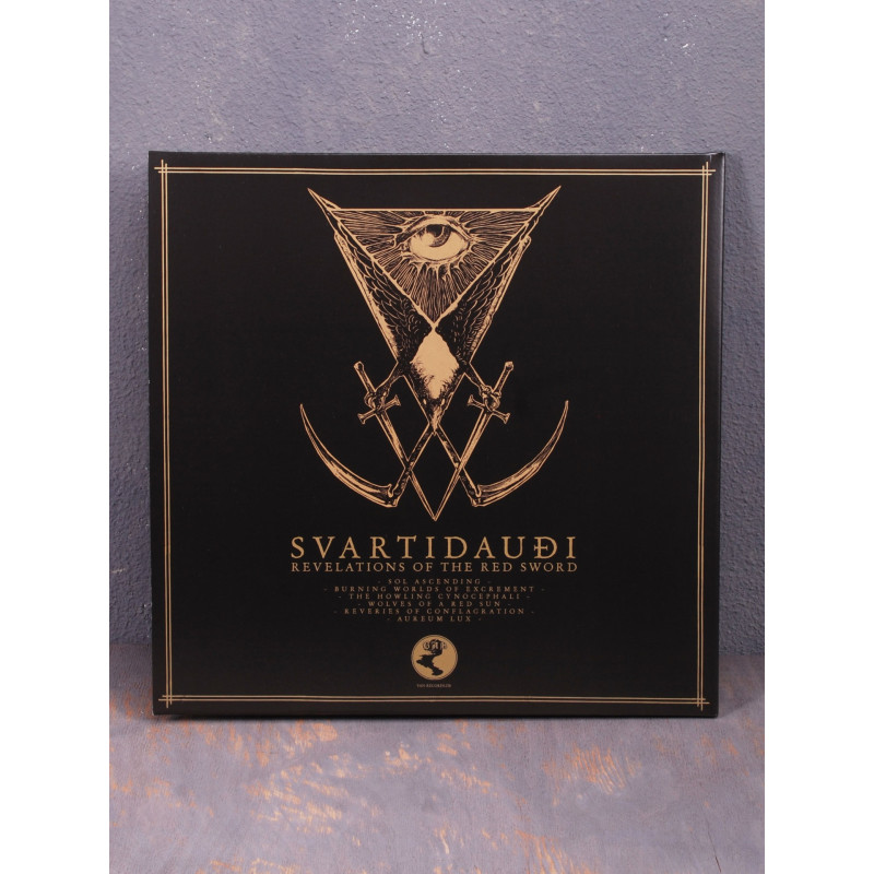 Svartidaudi - Revelations Of The Red Sword LP (Gatefold Amber Vinyl)