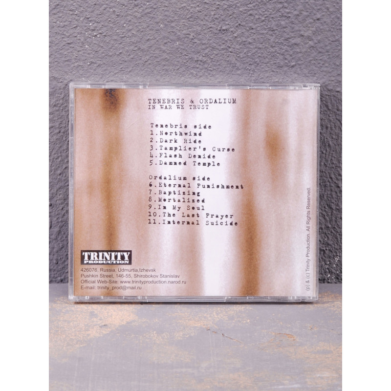Tenebris & Ordalium - In War We Trust CD