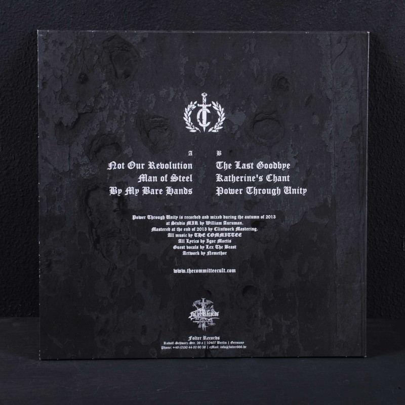 The Committee - Power Through Unity LP (Red / White Splatter Vinyl)