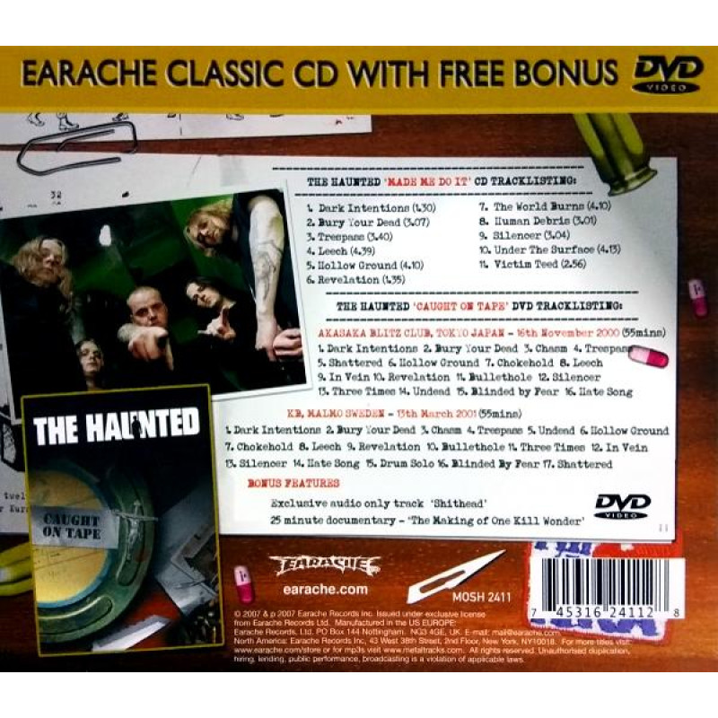 The Haunted - Made Me Do It CD + DVD