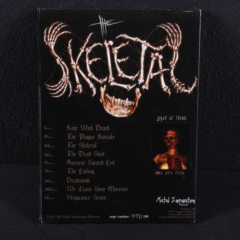 The Skeletal - The Plague Rituals CD A5 Digi