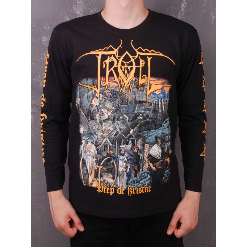Лонгслів Troll - Drep De Kristne (FOTL) чорний